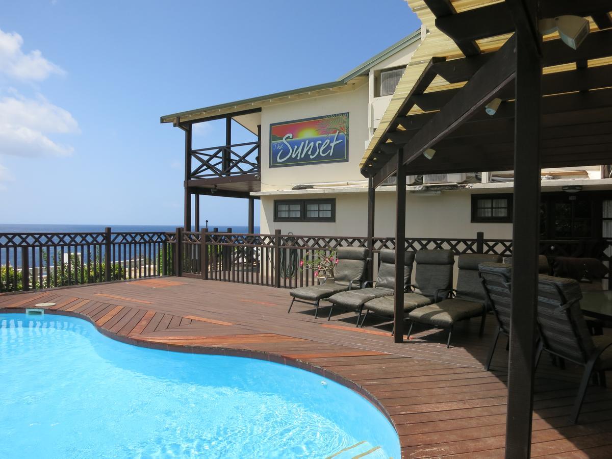 The Sunset Hotell Flying Fish Cove Eksteriør bilde